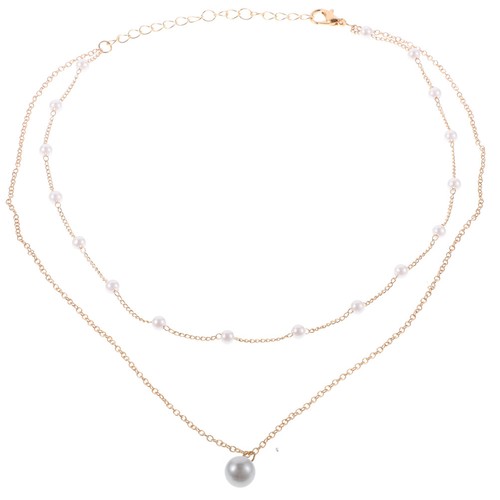 Collana perle strati - collana, di