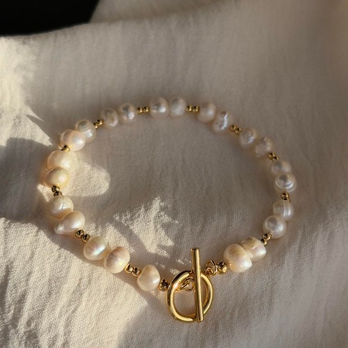 Bracciale perle acqua dolce - bracciale,
