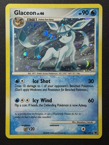 Glaceon majestic dawn holo - glaceon, #20