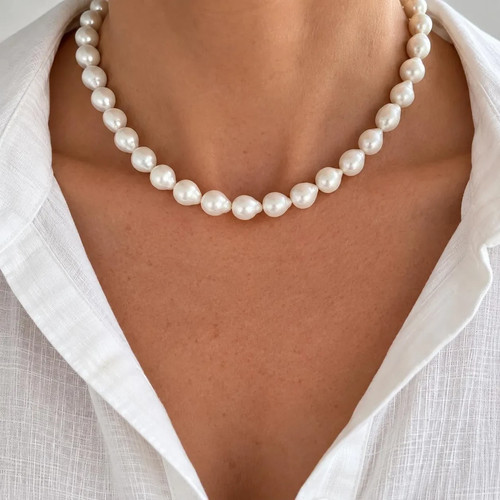 Collana perle barocche - di,