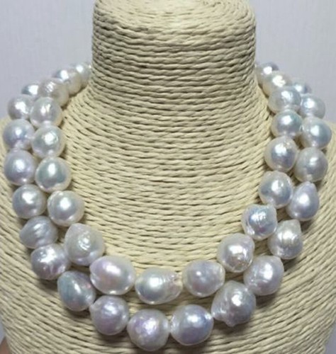 Collana lunga 13mm vera - lunga, 36"