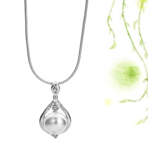Collana con ciondolo perle - ciondolo,