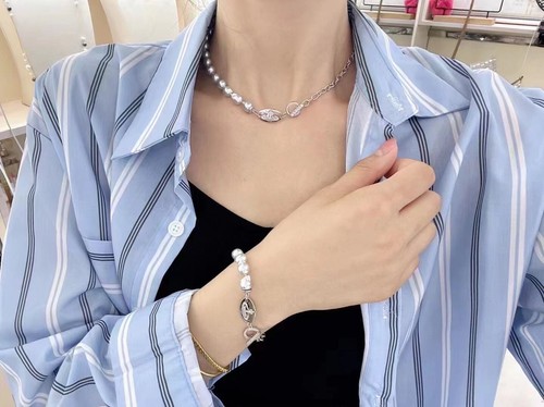 Elegante collana perle - collana,