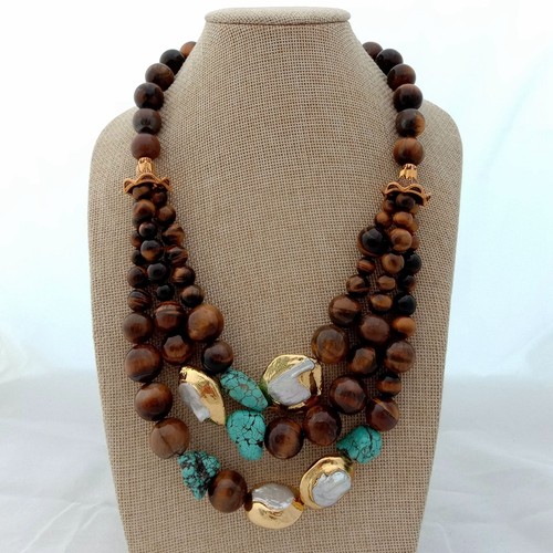 Collana turchese occhio - , di