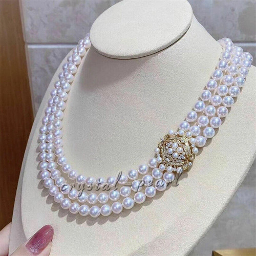 Collana perle bianche akoya - collana,