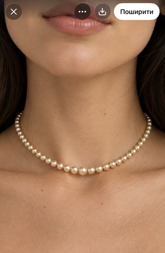 Freshwater pearl necklace - pearl,