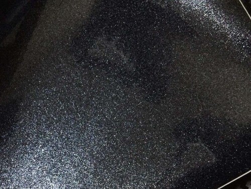 Vinile glitter nero lucido - ,
