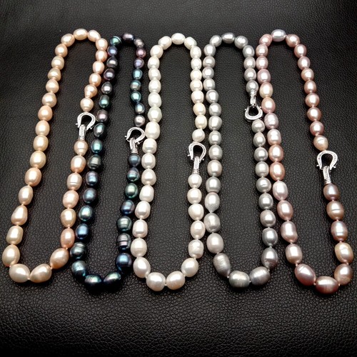 Collana perle acqua dolce riso