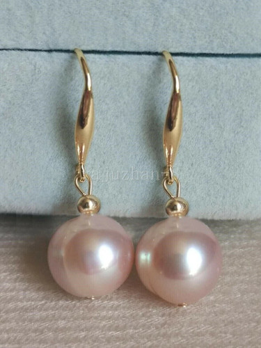 Orecchini perle rosa - 10-11,