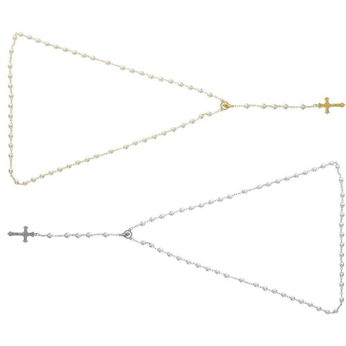 2pz collana croce clavicola - 2pz,