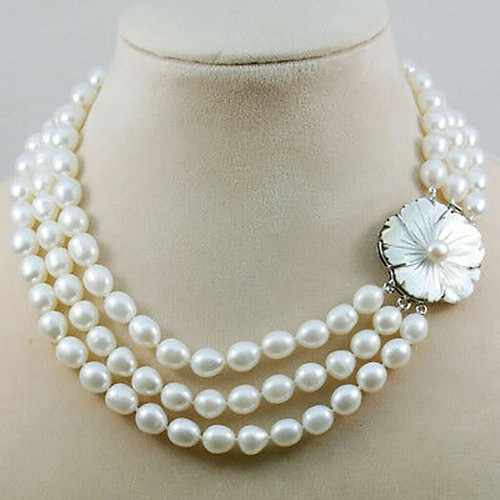 Collana perle acqua dolce - collana,