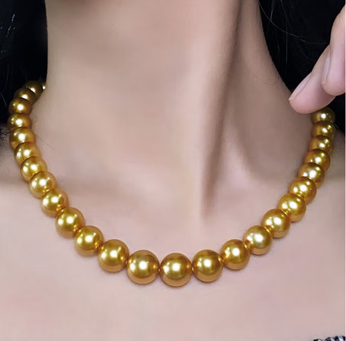 Enorme collana perle tonde - collana, di