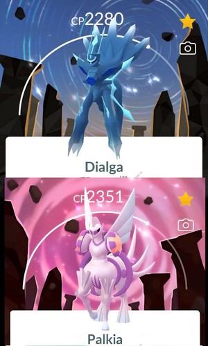 Pokémon palkia dialga - go, palkia/dialga