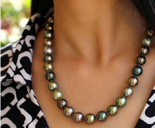 Collana perle multicolore - perle,