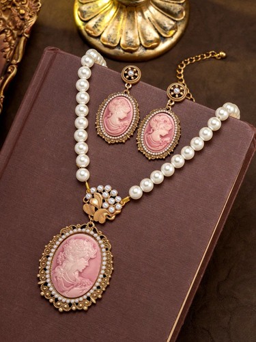 Set orecchini collana perle