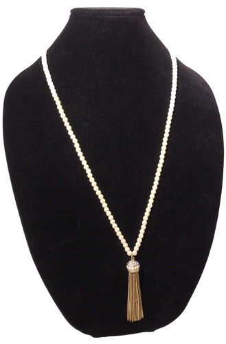 Collana lunga crew perle - crew,