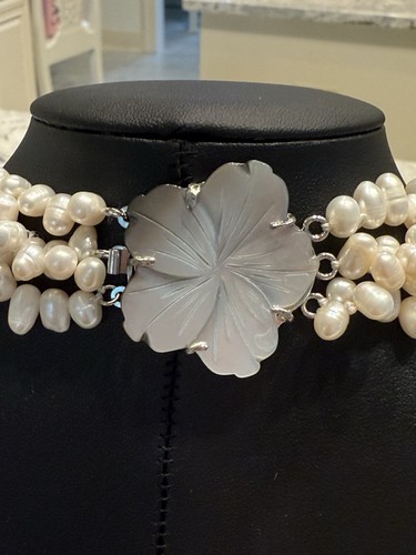 Collana con perle acqua - con, d'acqua